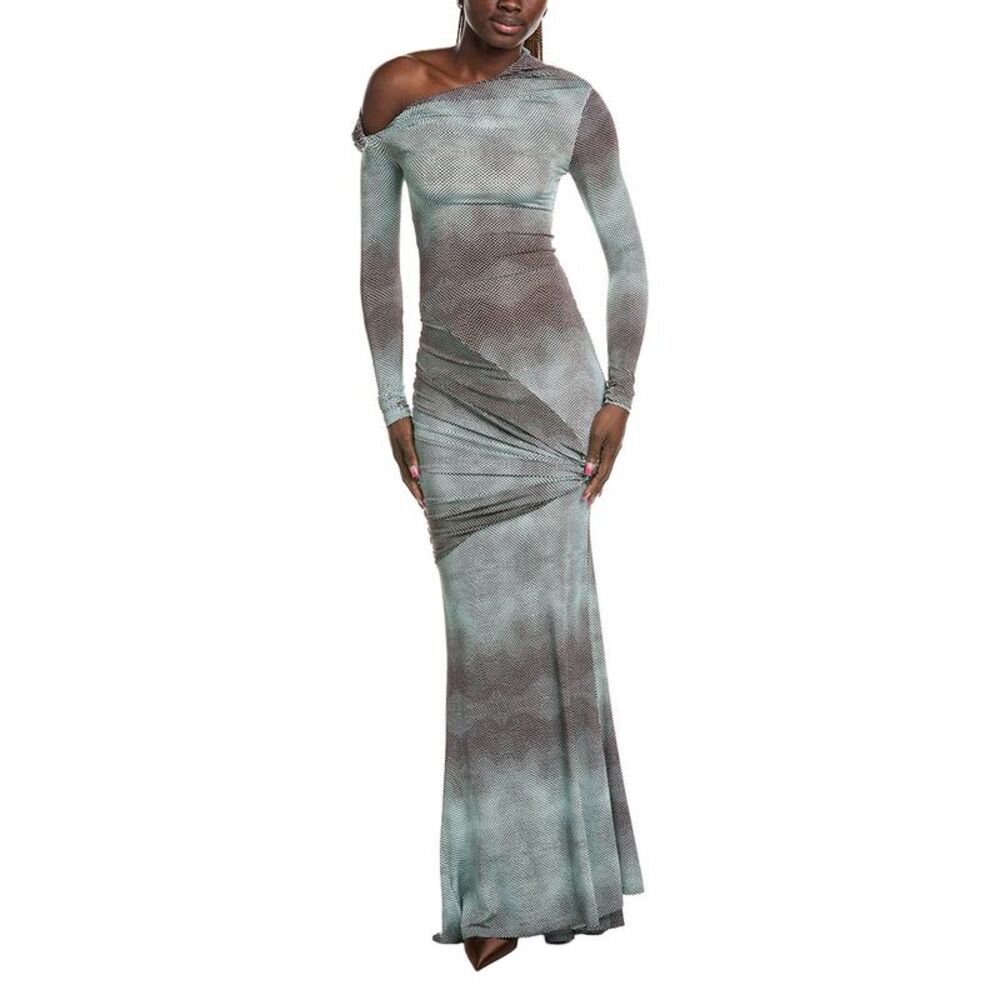 Paris Georgia Womens  Derya Gown, Blue